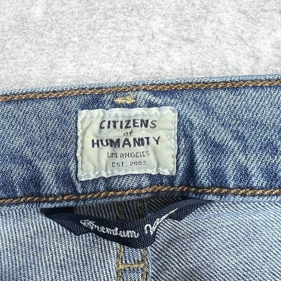 Citizens Of Humanity Jeans Womens Size 25 Olivia High Rise Slim Ankle Button Fly - Picture 11 of 16